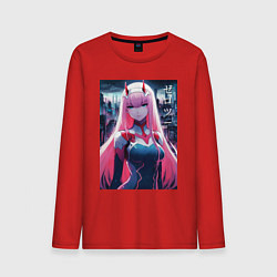 Мужской лонгслив Darling in the Franxx - zero two - ai art