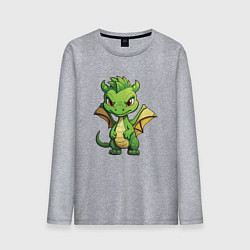 Мужской лонгслив Добрый дракон 2024