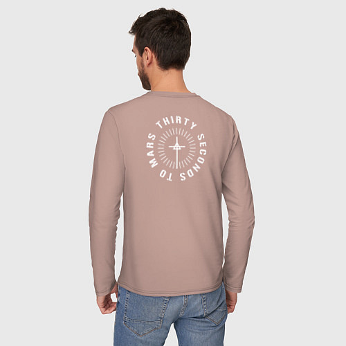 Мужской лонгслив Mars 30STM / Пыльно-розовый – фото 4