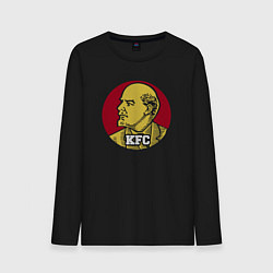Лонгслив хлопковый мужской Lenin KFC, цвет: черный