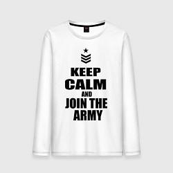 Мужской лонгслив Keep Calm & Join The Army