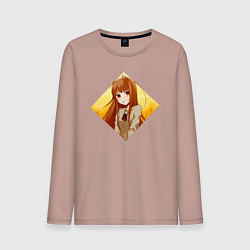 Мужской лонгслив Улыбка волчицы