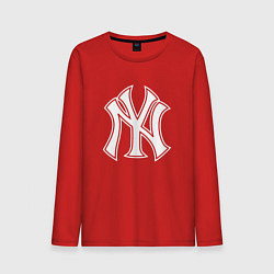 Мужской лонгслив New York yankees - baseball logo