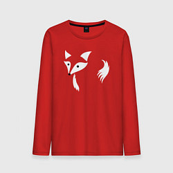 Лонгслив хлопковый мужской Я лиса, цвет: красный