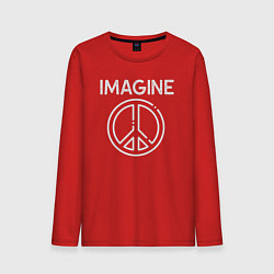 Мужской лонгслив Imagine peace