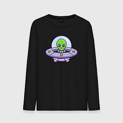 Мужской лонгслив Green alien