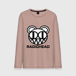 Мужской лонгслив Radiohead logo bear