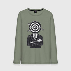 Мужской лонгслив Человек дартс