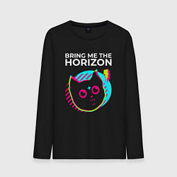 Мужской лонгслив Bring Me the Horizon rock star cat