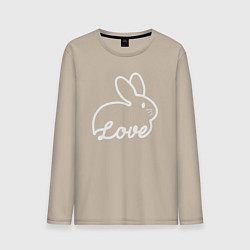 Мужской лонгслив Love bunny