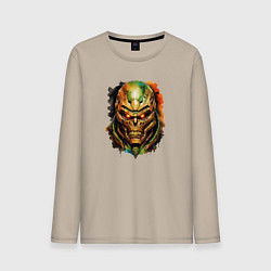 Мужской лонгслив Doom slayer skull