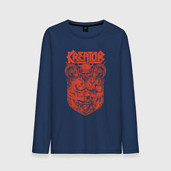 Мужской лонгслив Kreator Demonic Future Red