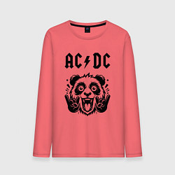 Мужской лонгслив AC DC - rock panda