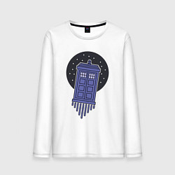 Мужской лонгслив Tardis fly