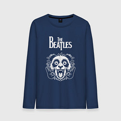 Мужской лонгслив The Beatles rock panda