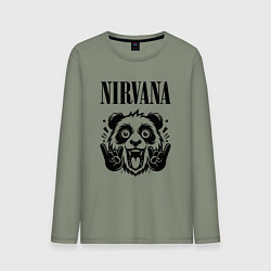 Мужской лонгслив Nirvana - rock panda