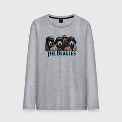Мужской лонгслив Beatles beagles