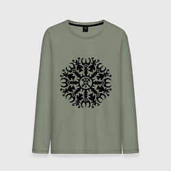 Мужской лонгслив Защитная руна