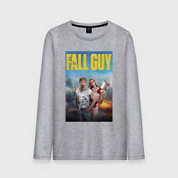 Мужской лонгслив Ryan Gosling and Emily Blunt the fall guy