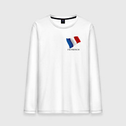 Мужской лонгслив Im French - motto