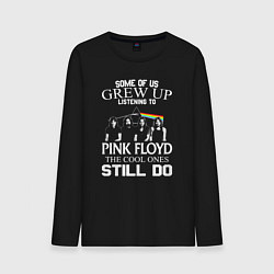 Лонгслив хлопковый мужской Pink Floyd tour, цвет: черный