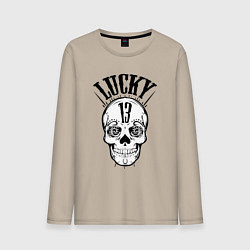 Мужской лонгслив Lucky skull