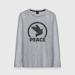 Мужской лонгслив Peace bird