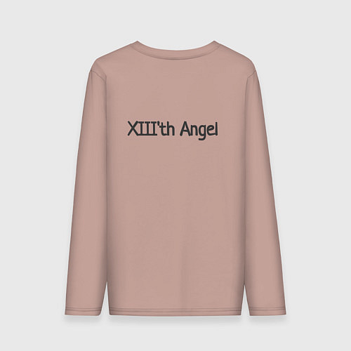 Мужской лонгслив XIIIth angel спина / Пыльно-розовый – фото 2