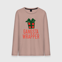 Мужской лонгслив Gangsta wrapper