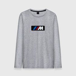 Мужской лонгслив BMW logo sport steel