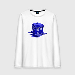 Мужской лонгслив Tardis ink