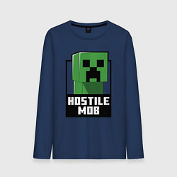 Мужской лонгслив Minecraft hostile mob