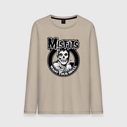 Мужской лонгслив Misfits want your skull