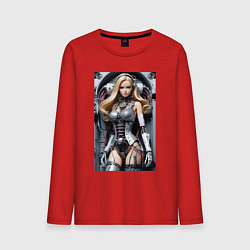 Мужской лонгслив Cyber sexy Barbie - ai art fantasy