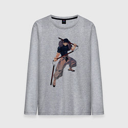 Мужской лонгслив Магическая битва Тодзи Фусигуро