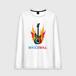 Мужской лонгслив Rocknroll grunge