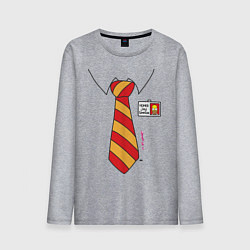 Лонгслив хлопковый мужской Костюм Гомера, цвет: меланж