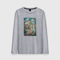 Мужской лонгслив Позитивная Абстрактная Картина