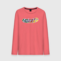 Мужской лонгслив Ананас внутри букв