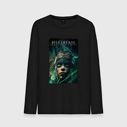 Лонгслив хлопковый мужской Senua - Game Hellblade, цвет: черный
