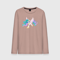 Мужской лонгслив Принцесса Селестия из My Little Pony в кино