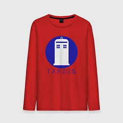 Мужской лонгслив Blue tardis