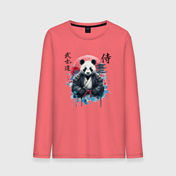 Мужской лонгслив Panda - bushido samurai code