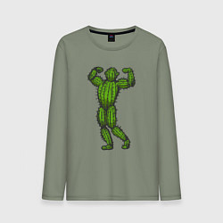 Мужской лонгслив Кактус спортсмен