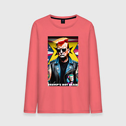 Мужской лонгслив Trumps not dead - ai punk art
