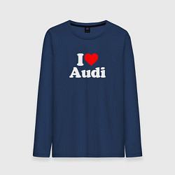 Мужской лонгслив I love Audi