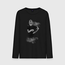 Лонгслив хлопковый мужской Depeche mode - dave gahan stand, цвет: черный