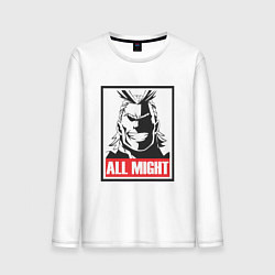 Мужской лонгслив Моя геройская академия All Might