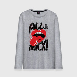 Мужской лонгслив The Rolling Stones all Mick