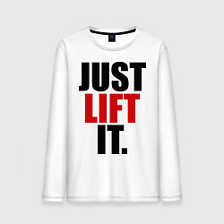 Мужской лонгслив Just lift it